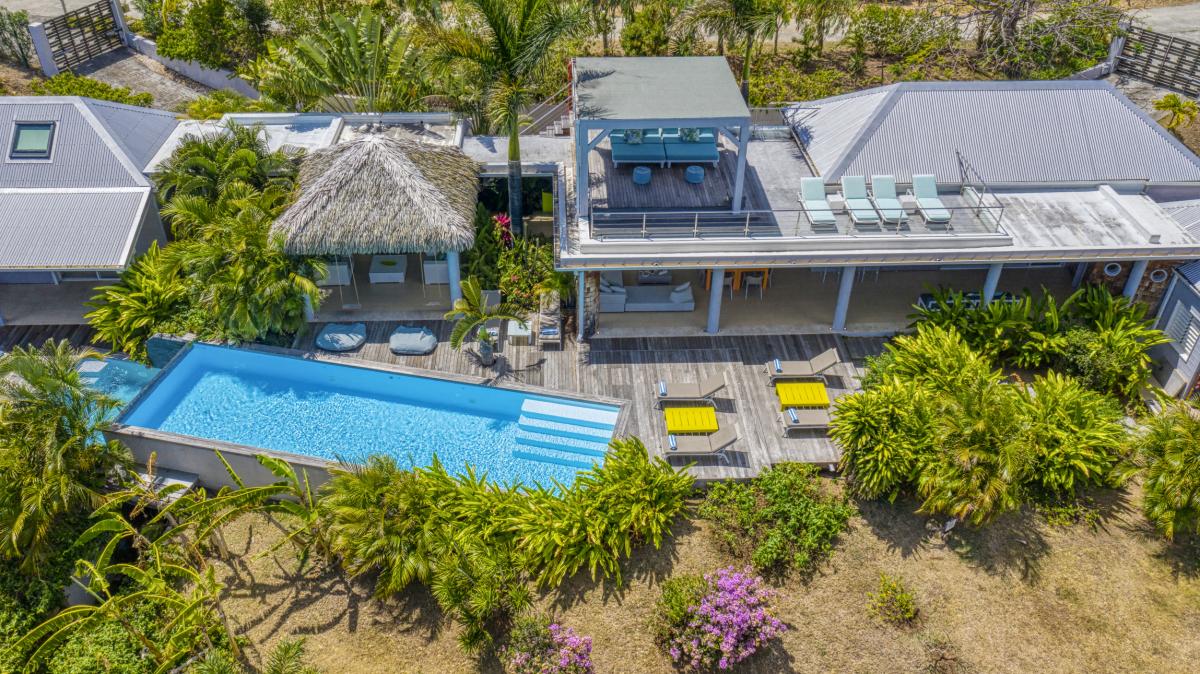 Location villa Saint Martin Terres Basses - Villa 4 chambres 8 personnes - 350m de la plage de Baie aux Prunes - Piscine - Roof Top (50)